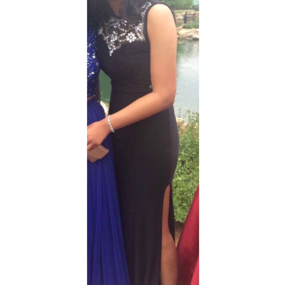 Black prom dress with silver sequins - Dillards